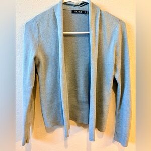 NIC+ZOE Soft Blue Open Cardigan
